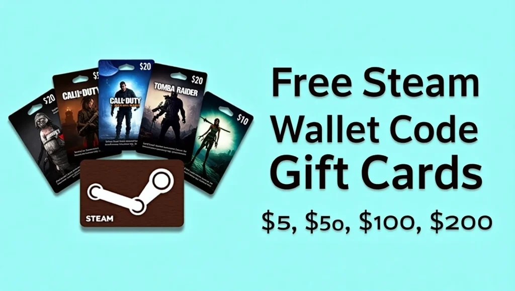 Free $20 Steam Gift Card Code for Gamers in 2025 – Step-by-Step Guide